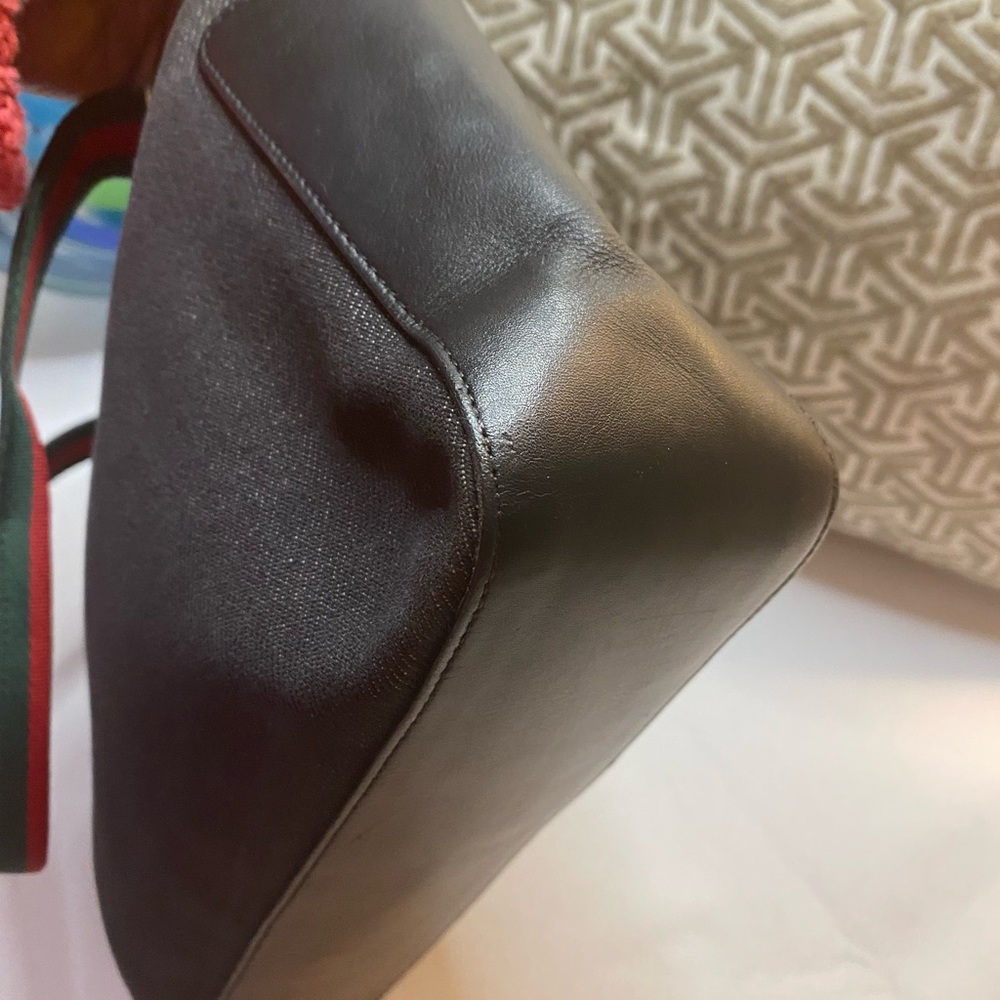GUCCI Web Denim Tote - Picture 9 of 16